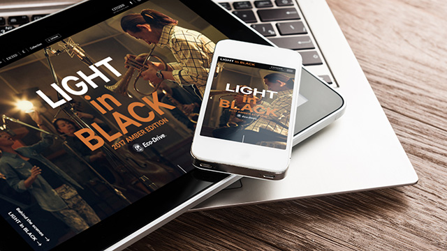 LIGHT in BLACK