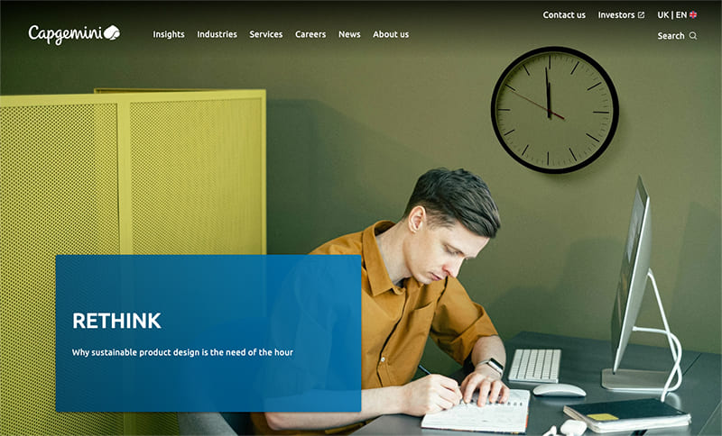 「Capgemini」のキャプチャ