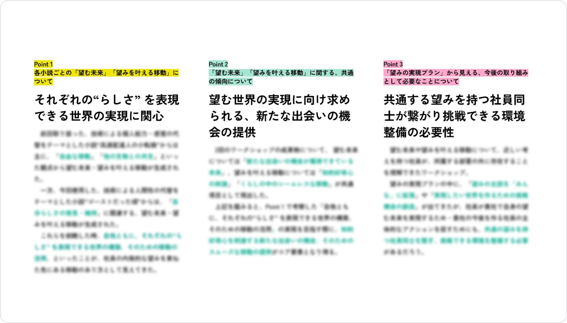 ワークショップを踏まえた3つの考察