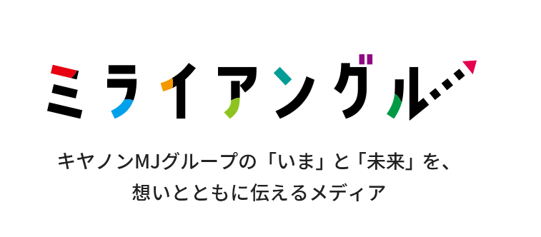 「ミライアングル」のロゴの画像。